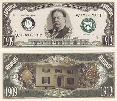William Taft - 27th President Of The United States Bill