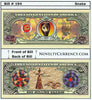 Image of Snake Novelty Currency Bill