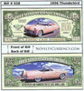 Image of 1956 Ford Thunderbird Classic Car Novelty Currency