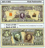 Image of First Postmaster (Ben Franklin) Novelty Currency Bill