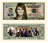 Image of First Lady Melania Trump And Trump Family Novelty Currency Bill