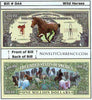 Image of Horses (Hold Your Horses, Wild Horses) Novelty Currency Bill