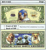 Image of Man's Best Friend (K-9 Dollars) Novelty Currency Bill