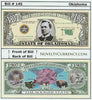 Image of Oklahoma - The Sooner State - Commemorative Novelty Bill