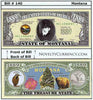 Image of Montana - The Treasure State - Commemorative Novelty Bill