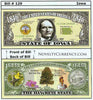 Image of Iowa - The Hawkeye State - Commemorative Novelty Bill