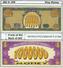 Image of Play Money Novelty Currency Bill