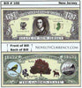 Image of New Jersey - The Garden State - Commemorative Novelty Bill