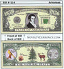 Image of Arkansas - The Natural State - Commemorative Novelty Bill