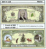 Image of Maine - The Pine Tree State - Commemorative Novelty Bill