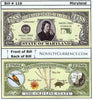 Image of Maryland - The Ocean State - Commemorative Novelty Bill