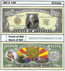 Arizona - The Grand Canyon State - Commemorative Novelty Bill