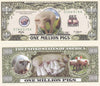 Image of Pig Novelty Currency Bill