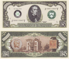 John Tyler - 10th President Of The United States Bill