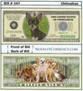 Image of Chihuahua Dog Novelty Currency Bill