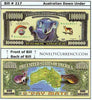 Image of Australian Down Under Novelty Currency Bill