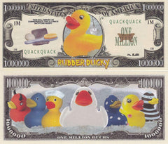 Rubber Ducky Novelty Currency Bill