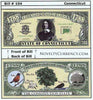 Image of Connecticut - The Constitution State - Commemorative Bill