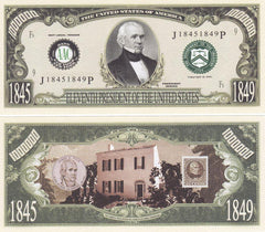 James Polk - 11th President Of The United States Bill