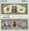 Image of Michigan - The Great Lake State - Commemorative Novelty Bill