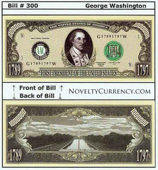 George Washington - 1st President of the United States Bill