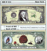 Image of New York  - The Empire State - Commemorative Novelty Bill