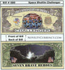 Image of Shuttle Challenger Novelty Currency Bill